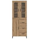 Highboard Artisan Egetræ 69,5 x 34 x 180 cm Konstrueret træ