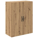 Highboard 2 pcs Artisan Egetræ Konstrueret træ og glas