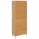 Highboard Artisan Egetræ 69,5 x 34 x 180 cm Konstrueret træ