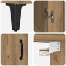 Highboard Artisan Egetræ 69,5 x 34 x 180 cm Konstrueret træ