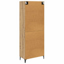 Highboard Artisan Egetræ 69,5 x 34 x 180 cm Konstrueret træ