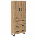 Highboard med skuffe 2 pcs Artisan Egetræ 69,5 x 34 x 180 cm