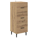Highboard Artisan Egetræ 34,5 x 34 x 180 cm Konstrueret træ