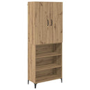 Highboard Artisan Egetræ 69,5 x 34 x 180 cm Konstrueret træ