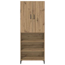 Highboard Artisan Egetræ 69,5 x 34 x 180 cm Konstrueret træ