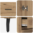 Highboard med skuffe 2 pcs Artisan Egetræ Konstrueret træ