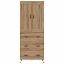 Highboard Artisan Egetræ 69,5 x 34 x 180 cm Konstrueret træ