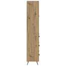 Highboard Artisan Egetræ 69,5 x 34 x 180 cm Konstrueret træ