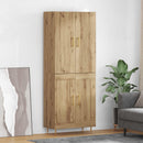 Highboard Artisan Egetræ 69,5 x 34 x 180 cm Konstrueret træ