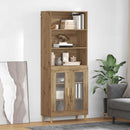 Highboard Artisan Egetræ 69,5 x 32,5 x 180 cm Konstrueret træ