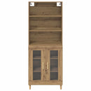 Highboard Artisan Egetræ 69,5 x 32,5 x 180 cm Konstrueret træ