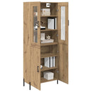 Highboard Artisan Egetræ 69,5 x 34 x 180 cm Konstrueret træ