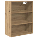Highboard Artisan Egetræ 69,5 x 34 x 180 cm Konstrueret træ