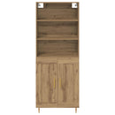 Highboard Artisan Egetræ 69,5 x 34 x 180 cm Konstrueret træ
