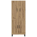 Highboard 2 pcs Artisan Egetræ 69,5 x 34 x 180 cm