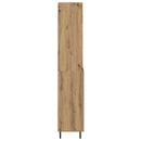 Highboard Artisan Egetræ 69,5 x 34 x 180 cm Ingeniørtræ og glas