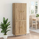 Highboard Artisan Egetræ 69,5 x 34 x 180 cm Konstrueret træ