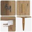 Highboard 2 pcs Artisan Egetræ Konstrueret træ