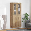 Highboard 2 pcs Artisan Egetræ Konstrueret træ