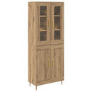Highboard 2 pcs Artisan Egetræ Konstrueret træ