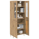 Highboard 2 pcs Artisan Egetræ Konstrueret træ