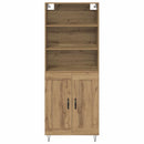 Highboard 2 pcs Artisan Egetræ Konstrueret træ