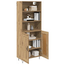 Highboard 2 pcs Artisan Egetræ Konstrueret træ