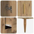 Highboard med skuffe 2 pcs Artisan Egetræ Konstrueret træ