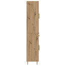Highboard med skuffe 2 pcs Artisan Egetræ Konstrueret træ