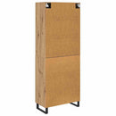 Highboard Artisan Egetræ 69,5 x 34 x 180 cm Konstrueret træ