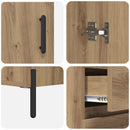 Highboard Artisan Egetræ 69,5 x 32,5 x 180 cm Konstrueret træ