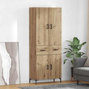 Highboard Artisan Egetræ 69,5 x 34 x 180 cm Konstrueret træ