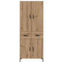Highboard Artisan Egetræ 69,5 x 34 x 180 cm Konstrueret træ