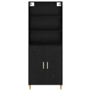 Highboard Sort eg 69,5 x 32,5 x 180 cm Konstrueret træ