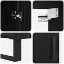Highboard Sort eg 34,5 x 34 x 180 cm Konstrueret træ