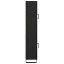 Highboard Sort eg 34,5 x 34 x 180 cm Konstrueret træ