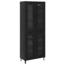 Highboard Sort eg 69,5 x 34 x 180 cm Konstrueret træ