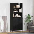 Highboard Sort eg 69,5 x 34 x 180 cm Konstrueret træ