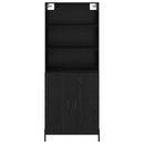 Highboard Sort eg 69,5 x 34 x 180 cm Konstrueret træ