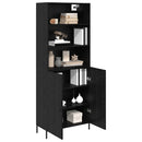 Highboard Sort eg 69,5 x 34 x 180 cm Konstrueret træ