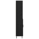 Highboard Sort eg 69,5 x 34 x 180 cm Konstrueret træ