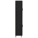 Highboard 2 pcs Sort eg Konstrueret træ