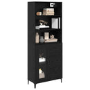 Highboard Sort eg 69,5 x 34 x 180 cm Konstrueret træ