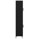 Highboard 2 pcs Sort eg Konstrueret træ
