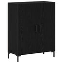 Highboard 2 pcs Sort eg Konstrueret træ