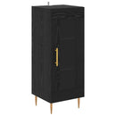 Highboard 2 pcs Sort eg Konstrueret træ