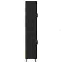 Highboard 2 pcs Sort eg Konstrueret træ