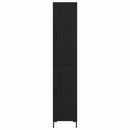 Highboard Sort eg 34,5 x 34 x 180 cm Konstrueret træ