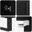 Highboard Sort eg 69,5 x 34 x 180 cm Konstrueret træ