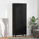 Highboard Sort eg 69,5 x 34 x 180 cm Konstrueret træ